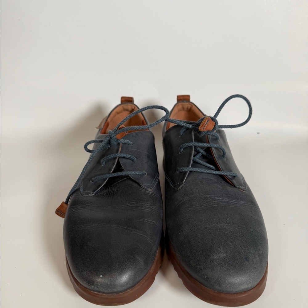 PIKOLINOS Navy and Brown Leather Oxfords